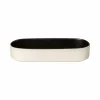 Camif Plats De Service>COSTA NOVA Plateau creux ovale grès déco 25 cm Notos