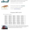 Camif Carports Et Pergola>CPBF-CHARPENTES Abri une Pente Adossé pour Voiture Bretagne en Bois - 400 x 650 cm