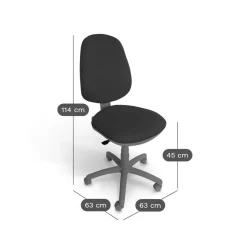 Camif Chaises De Bureau>C.PRO PAR Chaise de bureau Irmine - - Roulettes pour sol dur