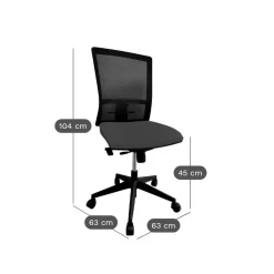 Camif Chaises De Bureau>C.PRO PAR Chaise de bureau Antoine II Kube - - Roulettes pour sol dur