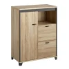 Camif Meubles De Rangement Bureau|Meubles De Rangement Bureau>C.PRO PAR Rangement 1 porte 2 tiroirs Gregory