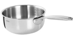 Camif Casseroles>CRISTEL Casserole saucier Castel' Pro - Diamètre 16 cm