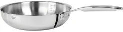 Camif Poêles>CRISTEL Poêle sautoir inox Castel Pro - Diamètre 28 cm