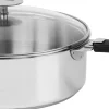 Camif Sauteuses, Tajines Et Wok>CRISTEL Set sauteuse 24 cm avec couvercle et poignée noire Mutine Amovible