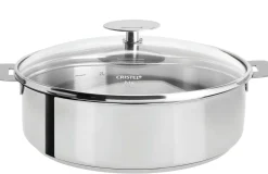 Camif Sauteuses, Tajines Et Wok>CRISTEL Set sauteuse 24 cm avec couvercle et poignée noire Mutine Amovible