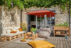 Camif Parasols>DOPPLER Parasol Rectangulaire 230 x 190 cm Sunline en Acier -