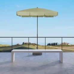 Camif Parasols>DOPPLER Parasol Rectangulaire 185 x 120 cm Sunline en Acier -