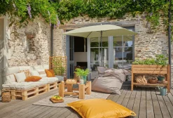 Camif Parasols>DOPPLER Parasol Rectangulaire 230 x 190 cm Sunline en Acier -