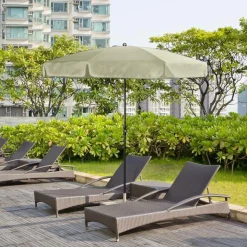 Camif Parasols>DOPPLER Parasol Rond ⌀ 200 cm Sunline en Acier -