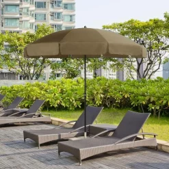 Camif Parasols>DOPPLER Parasol Rond ⌀ 250 cm Sunline en Acier -