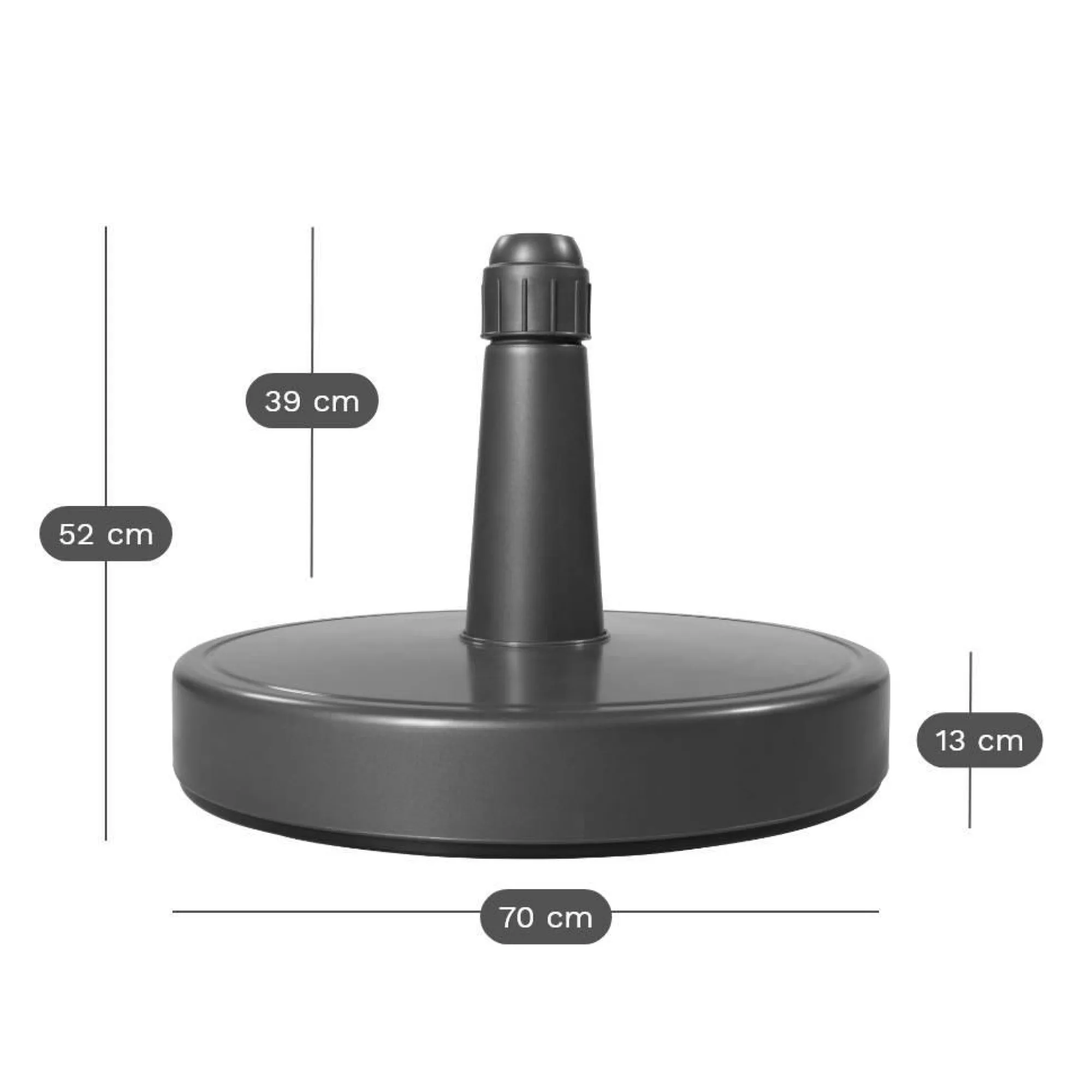 Camif Pieds De Parasols>DOPPLER Pied de Parasol à Remplir 70 L