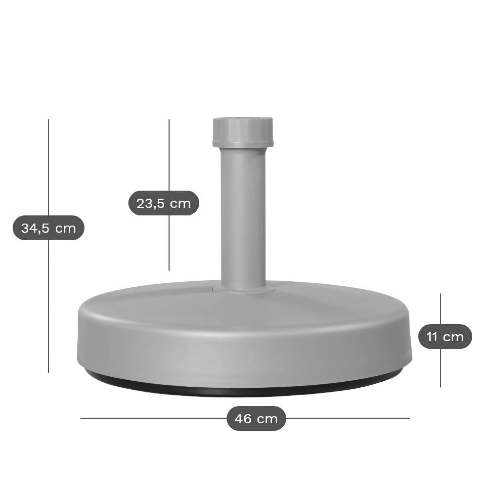 Camif Pieds De Parasols>DOPPLER Pied de Parasol à Remplir 25 L