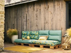 Camif Poufs, Poires Et Coussins De Sol|Poufs, Poires Et Coussins De Sol>Dossier coussin palette recyclé Heva -