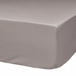 Camif Draps Housse>Drap housse grand bonnet 40cm percale bio Elise - - 160 x 200 cm