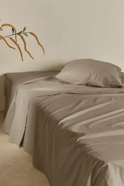 Camif Draps>Drap plat coton lin Valentine - - 240 x 300 cm