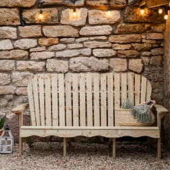Camif Canapés Et Fauteuils De Jardin>EKJU Banquette 3 Places Ezra en Bois