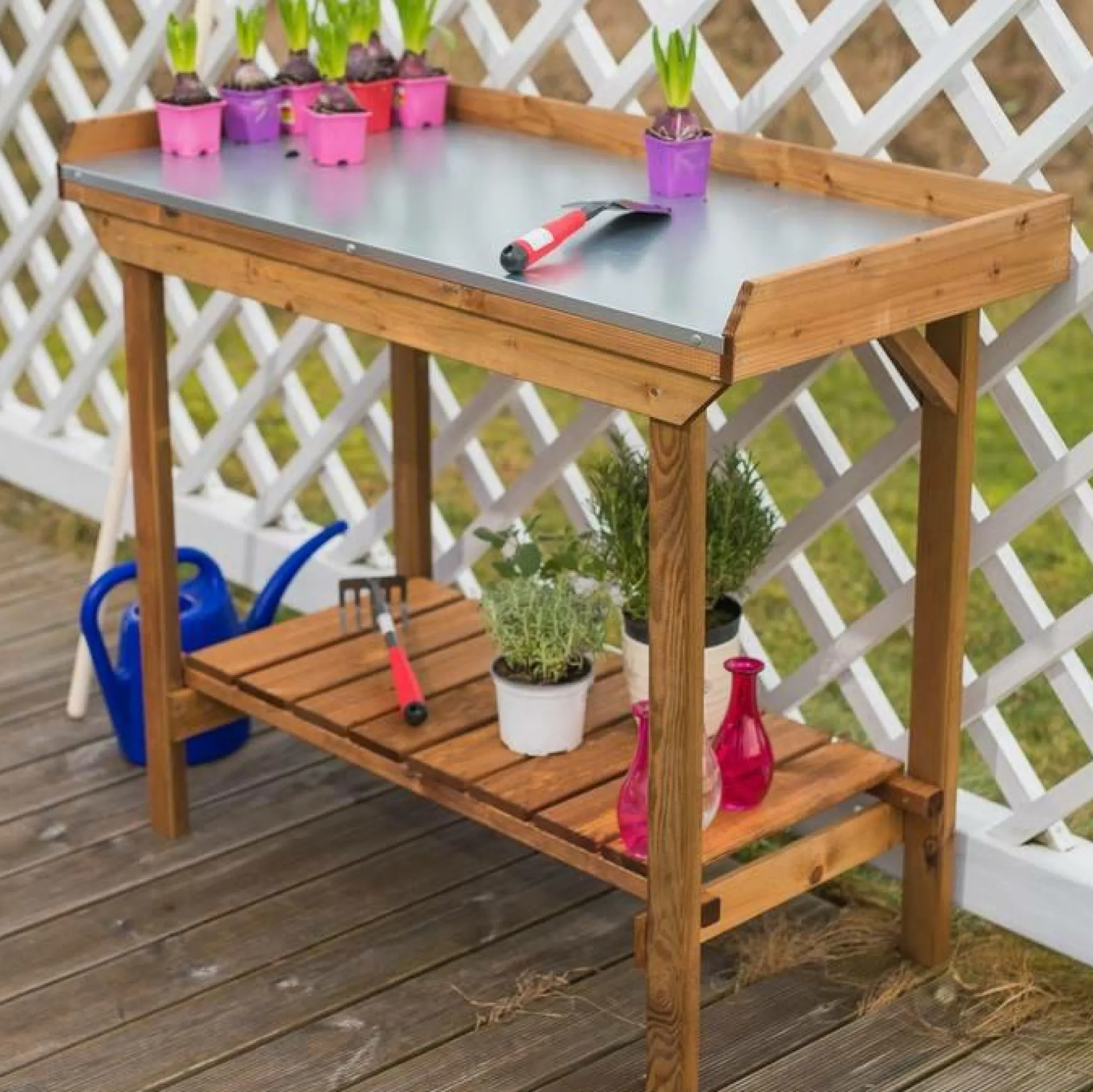 Camif Carrés De Potager>EKJU Table de Rempotage en Bois Edna