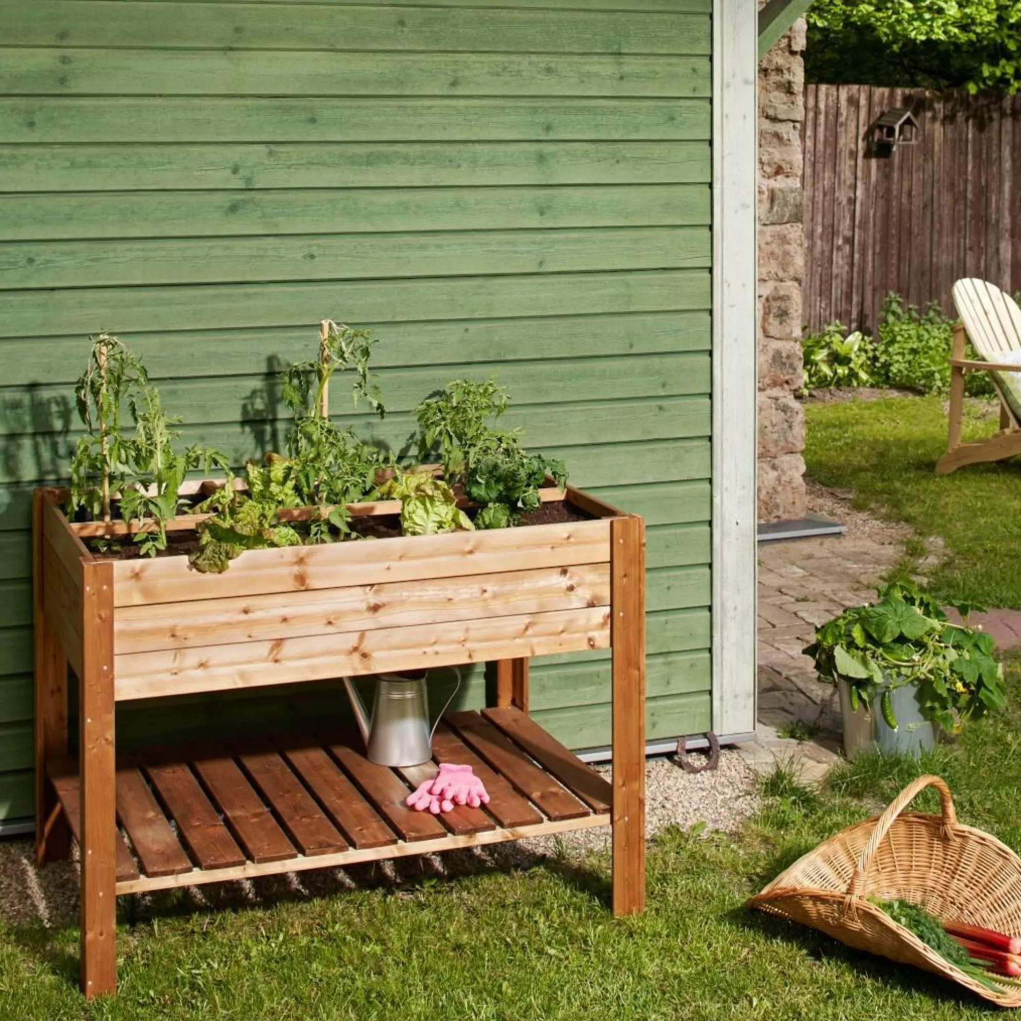 Camif Carrés De Potager>EKJU Table Potagère sur Pieds en Bois Elga