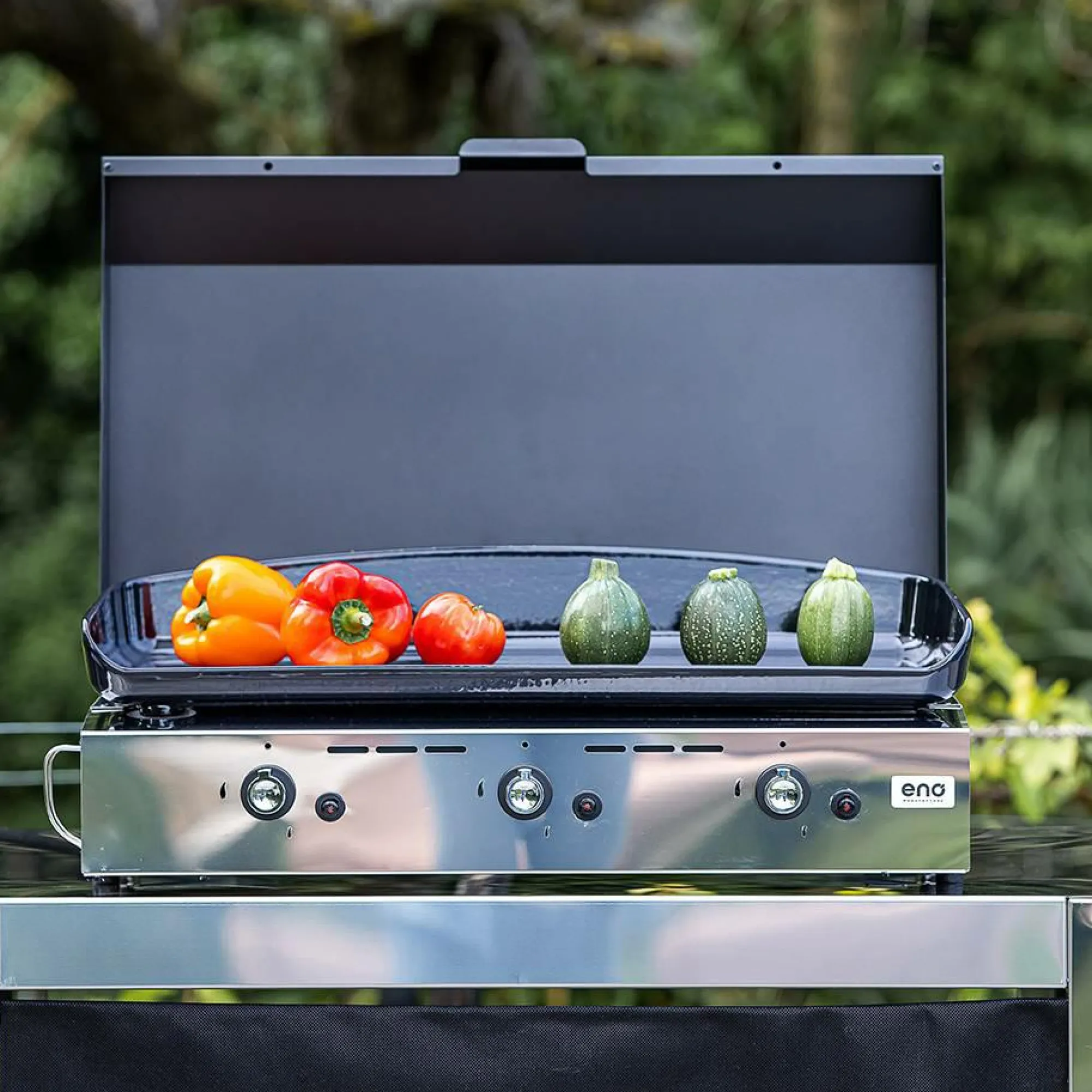 Camif Accessoires Planchas Et Barbecues>ENO Couvercle Plancha Initial/Océane 65 en Acier Noir