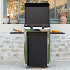 Camif Ensembles Planchas Et Dessertes>ENO Ensemble Plancha Fusion Gaz 60 et Chariot -