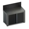 Camif Cuisines D'Extérieur|Dessertes Planchas>ENO Meuble de Cuisine pour Plancha 120 x 60 cm Félix en Acier Gris et Noir