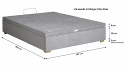 Camif Sommiers 140 X 190 Cm|Sommiers 160 X 200 Cm><noscript><img width=
