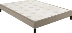 Camif Sommiers 90 X 190 Cm|Sommiers 140 X 190 Cm>EPEDA Sommier tapissier à lattes 15 cm Nature - - 100 x 200 cm