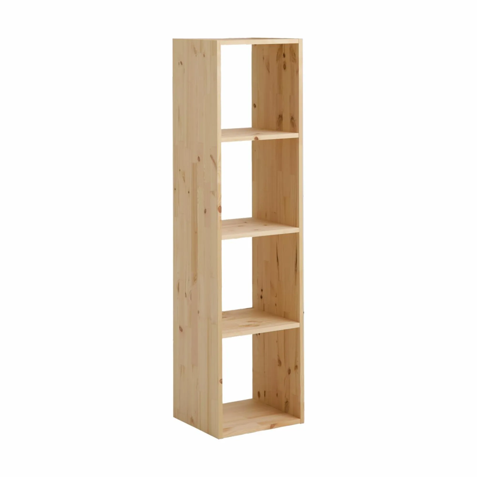 Camif Etagères>Etagère bois massif 4 cases Elio