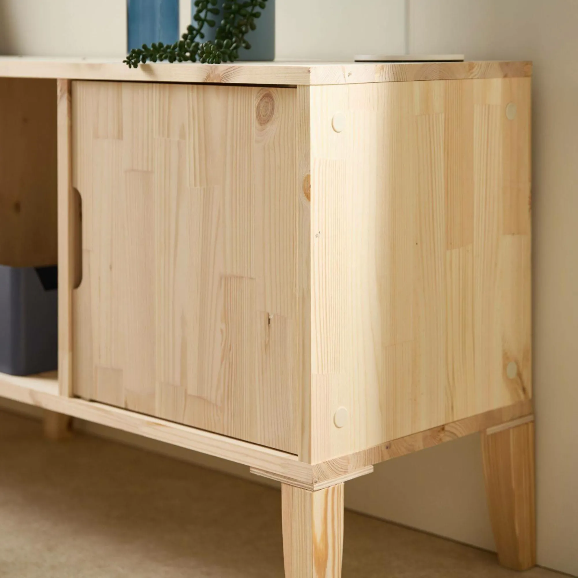 Camif Etagères>Etagère bois massif 5 cases Elio