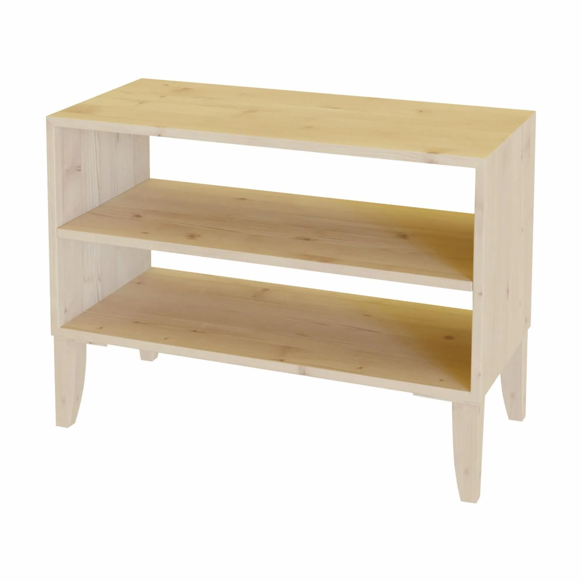 Camif Etagères>Etagère bois massif 2 cases horizontales Elio