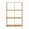 Camif Etagères>Etagère bois massif 2x3 cases Elio
