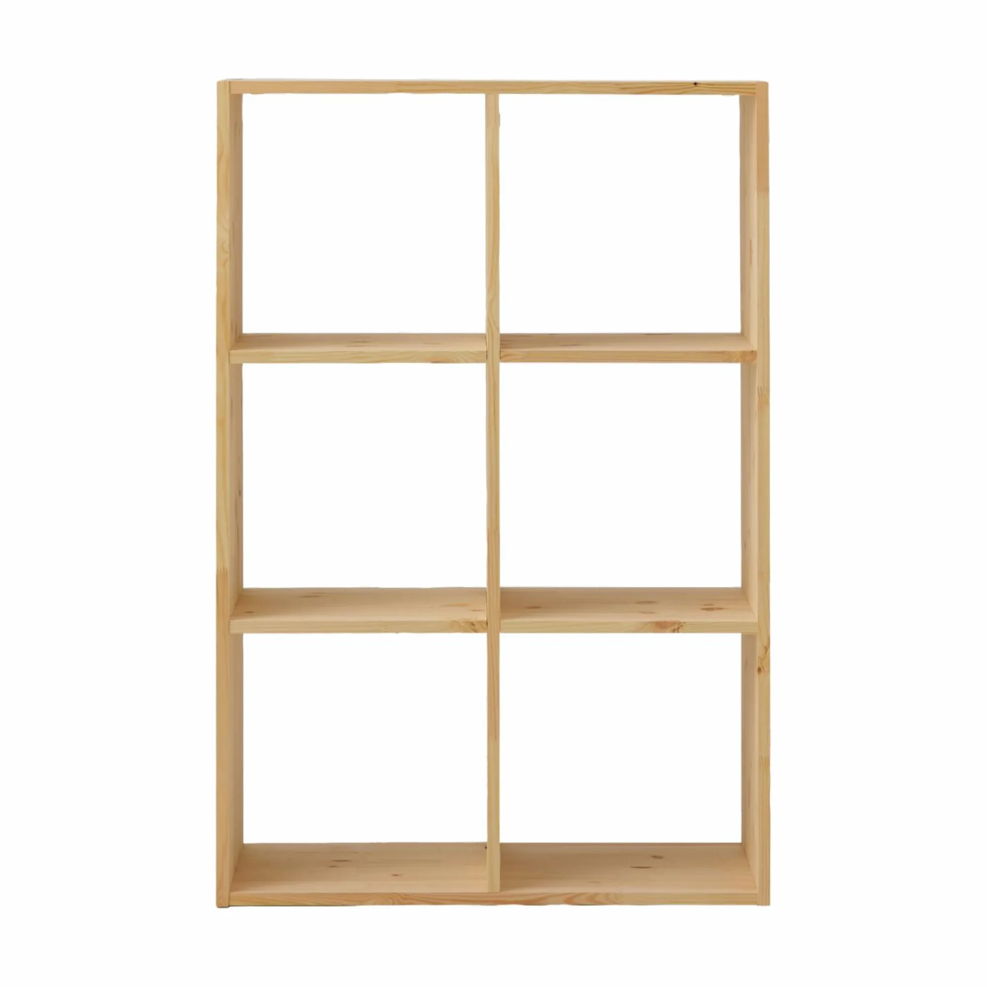 Camif Etagères>Etagère bois massif 2x3 cases Elio