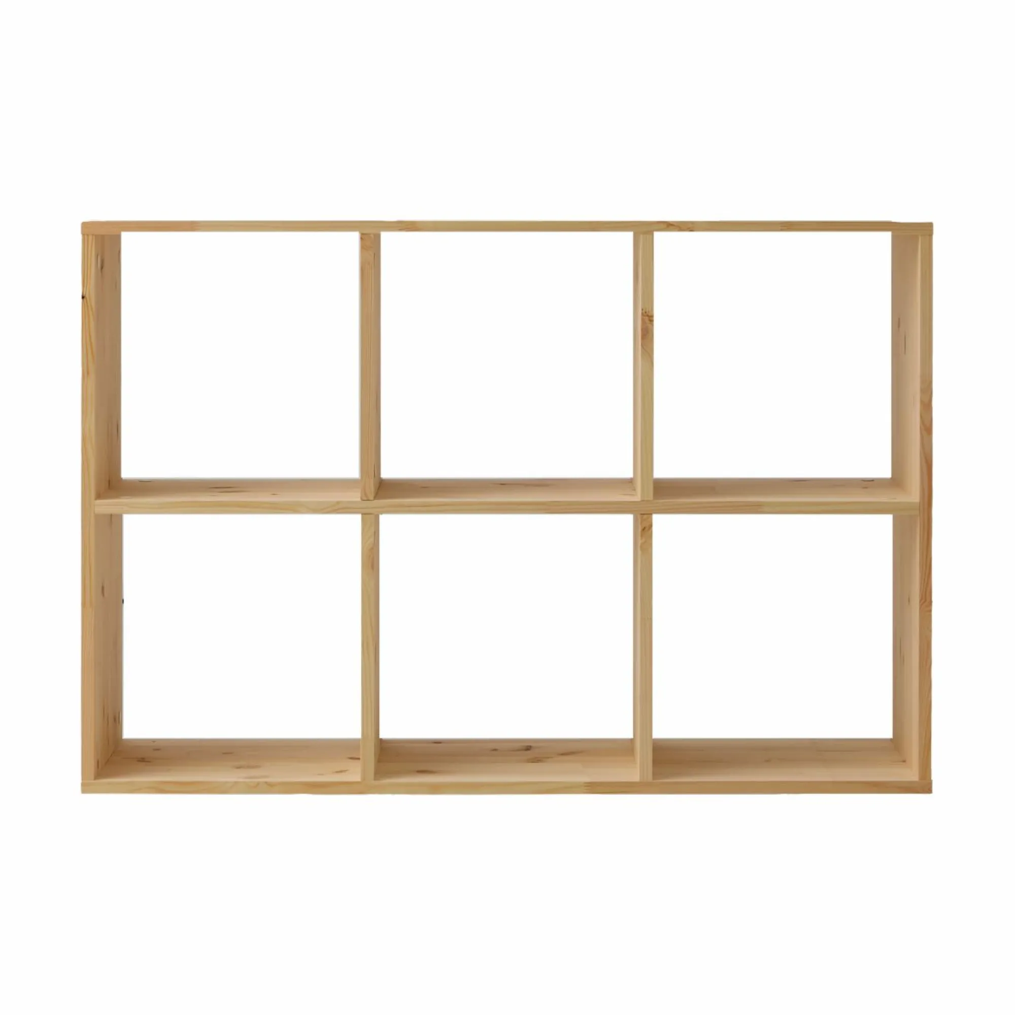 Camif Etagères>Etagère bois massif 2x3 cases Elio