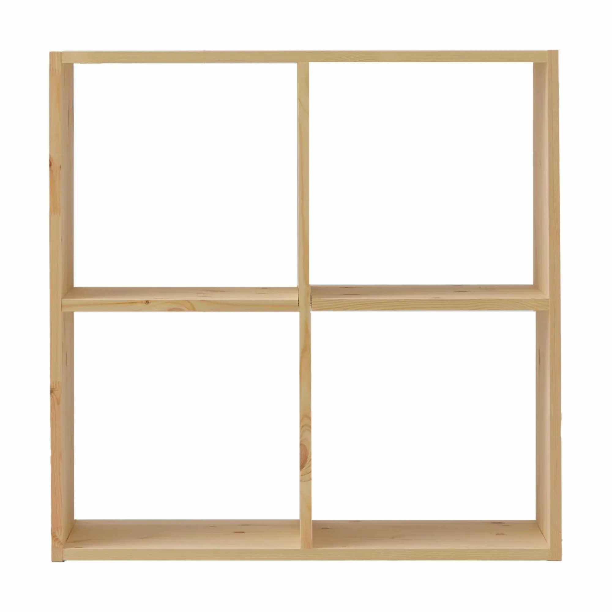 Camif Etagères>Etagère bois massif 2x2 cases Elio