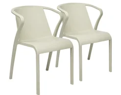 Camif Fauteuils De Jardin>EZPELETA Lot de 2 Fauteuils Empilables Fado -