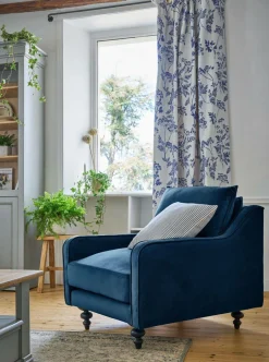 Camif Canapés Fixes>Fauteuil velours Orso -