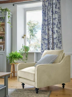 Camif Canapés Fixes>Fauteuil velours Orso -