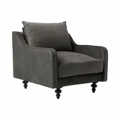 Camif Canapés Fixes>Fauteuil velours Orso -