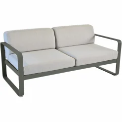 Camif Canapés Et Fauteuils De Jardin>FERMOB Canapé 2 Places Bellevie Gris Flanelle en Aluminium -