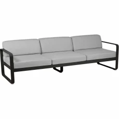 Camif Canapés Et Fauteuils De Jardin>FERMOB Canapé 3 Places Bellevie Gris Flanelle en Aluminium -
