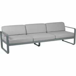 Camif Canapés Et Fauteuils De Jardin>FERMOB Canapé 3 Places Bellevie Gris Flanelle en Aluminium -