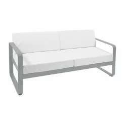 Camif Canapés Et Fauteuils De Jardin>FERMOB Canapé 2 Places Bellevie Blanc Grisé en Aluminium -
