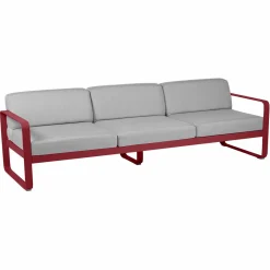 Camif Canapés Et Fauteuils De Jardin>FERMOB Canapé 3 Places Bellevie Gris Flanelle en Aluminium -