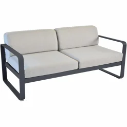 Camif Canapés Et Fauteuils De Jardin>FERMOB Canapé 2 Places Bellevie Gris Flanelle en Aluminium -