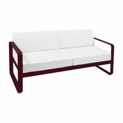 Camif Canapés Et Fauteuils De Jardin>FERMOB Canapé 2 Places Bellevie Blanc Grisé en Aluminium -