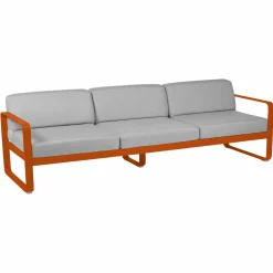 Camif Canapés Et Fauteuils De Jardin>FERMOB Canapé 3 Places Bellevie Gris Flanelle en Aluminium -
