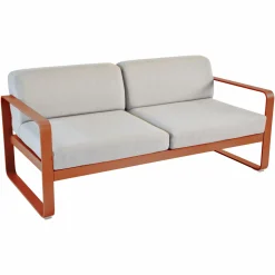 Camif Canapés Et Fauteuils De Jardin>FERMOB Canapé 2 Places Bellevie Gris Flanelle en Aluminium -