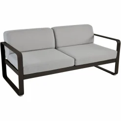 Camif Canapés Et Fauteuils De Jardin>FERMOB Canapé 2 Places Bellevie Gris Flanelle en Aluminium -