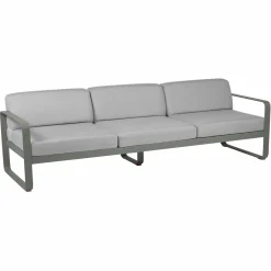 Camif Canapés Et Fauteuils De Jardin>FERMOB Canapé 3 Places Bellevie Gris Flanelle en Aluminium -