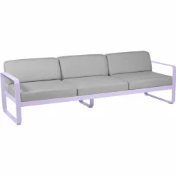 Camif Canapés Et Fauteuils De Jardin>FERMOB Canapé 3 Places Bellevie Gris Flanelle en Aluminium -